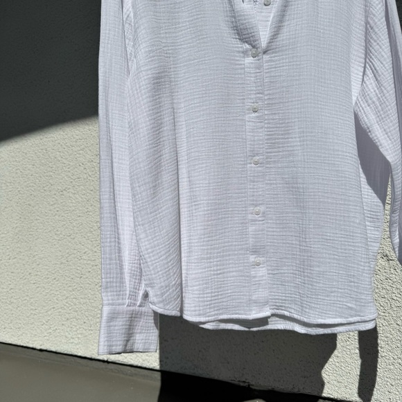 Splendid Point Collar Long Sleeve Button Front Shirt NWT - Picture 5 of 12